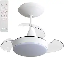 Ventilador de Teto Aliseu Retrátil Pro Branco Bivolt com Controle Remoto