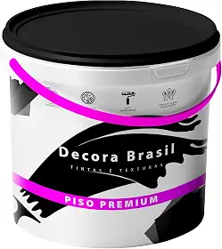 Tinta Para Piso Premium Interna E Externa Decora Brasil (Cinza, 3.6L)