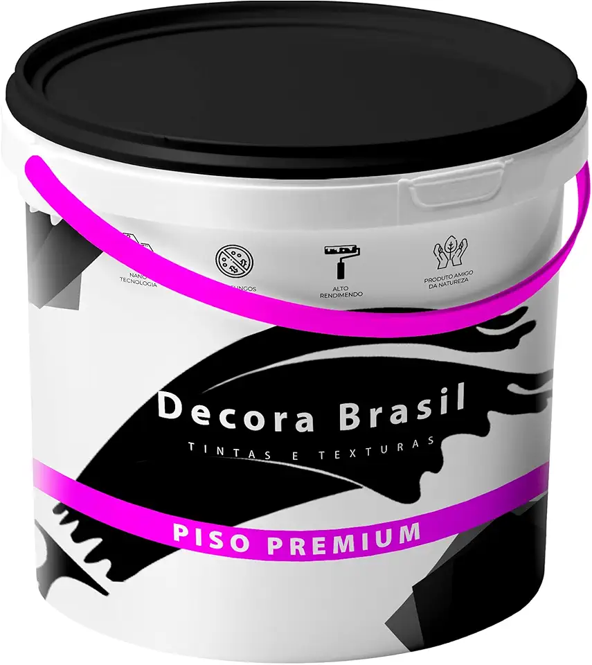 Tinta Para Piso Premium Interna E Externa Decora Brasil (Cinza Chumbo, 14L)