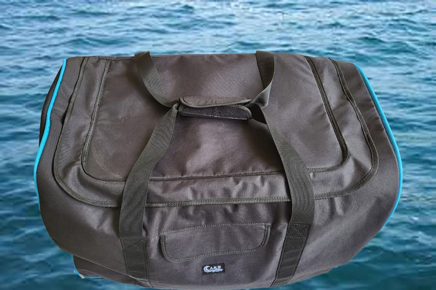 Borsa impermeabile per sport a secco, adatta per immersioni, nuoto, spiaggia, piscina, gamma Akmsports da 100 litri con fasciatoio integrato