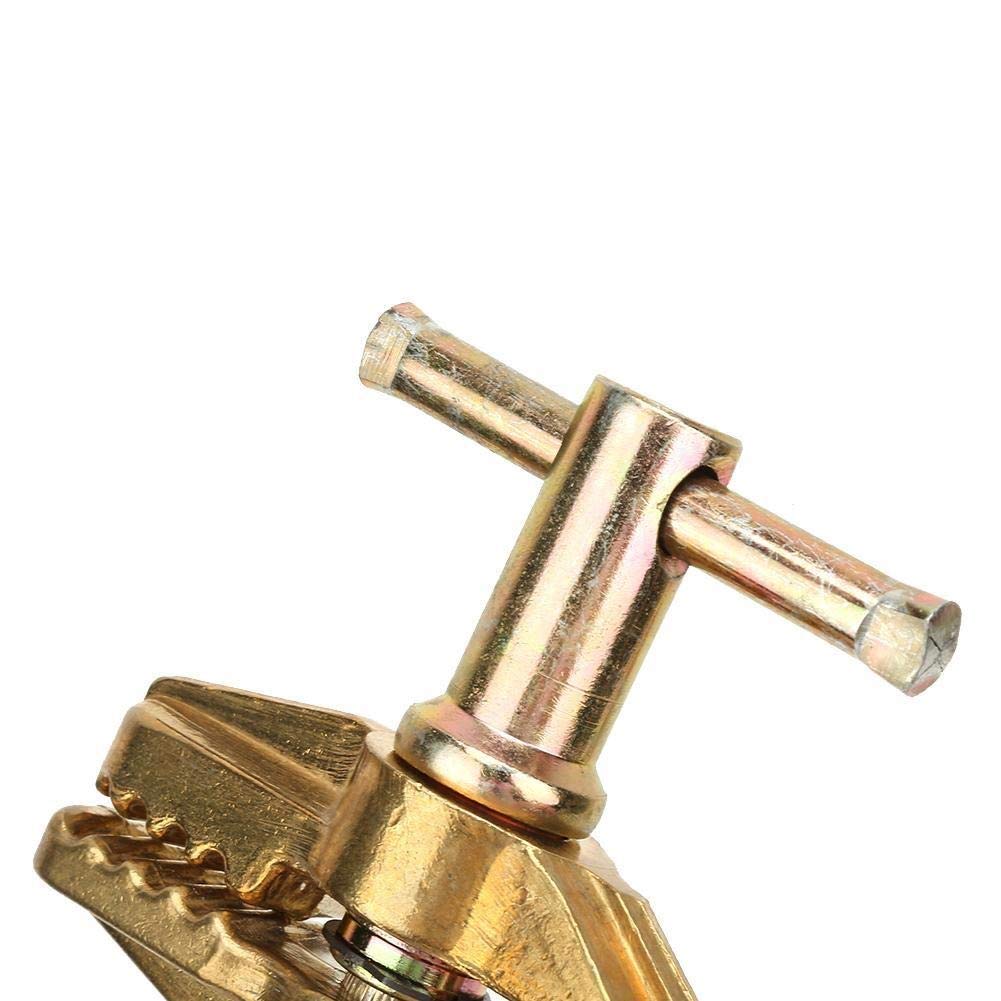 Samfox Messa Terra Morsetto di Messa a Terra Utensili per Saldare con Fermacavo per Saldatura a Terra in Ottone 600A Saldatura Pesante per Saldatrice, Estrazione Dell'olio, Ingegneria Automobilistica