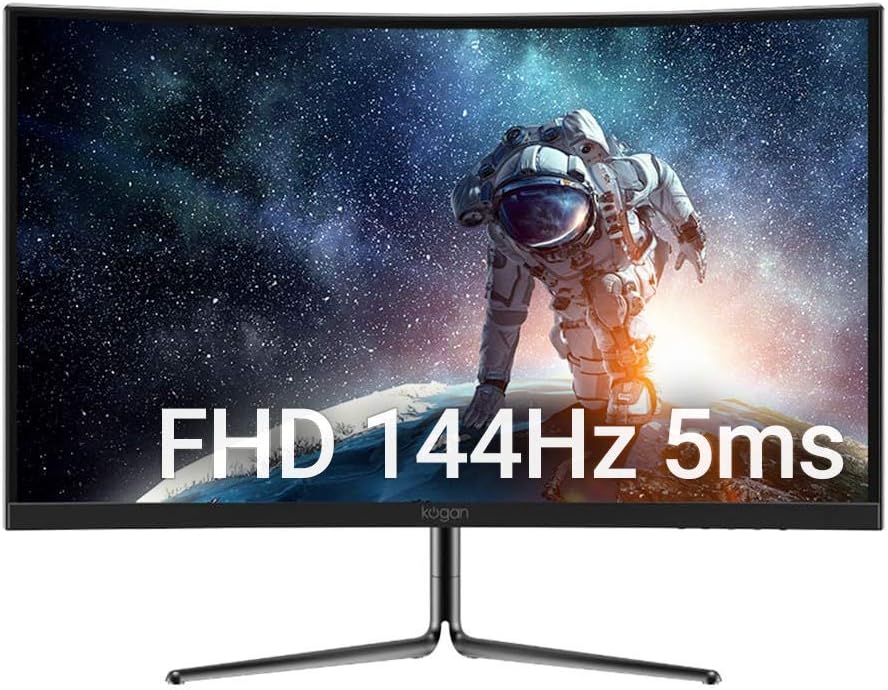 Kogan 24" Full HD Curved 144Hz Freesync Gaming Monitor (1920 x 1080