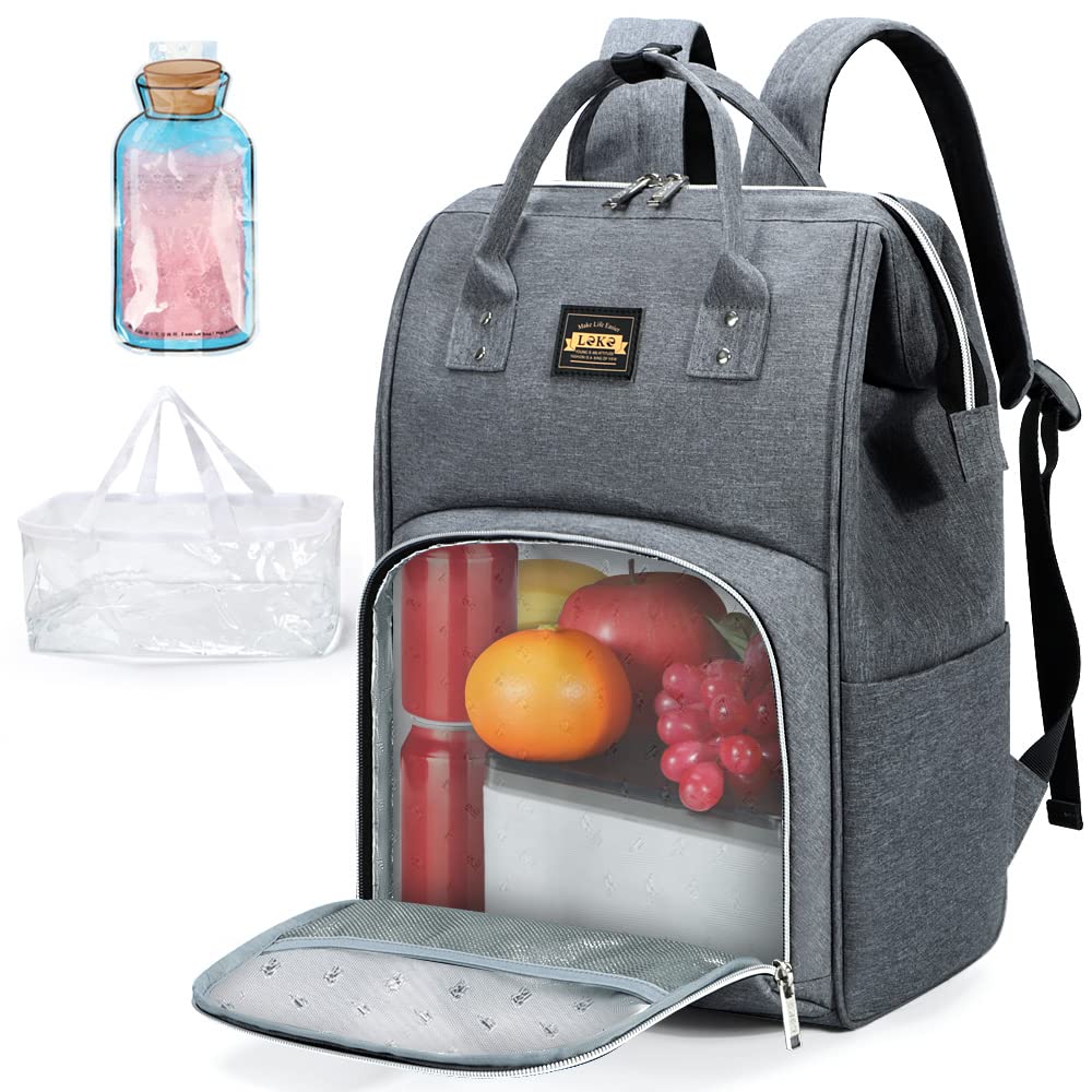 Buy Lekesky Laptop Lunch Backpack, Insulated Cooler Backpack for Women