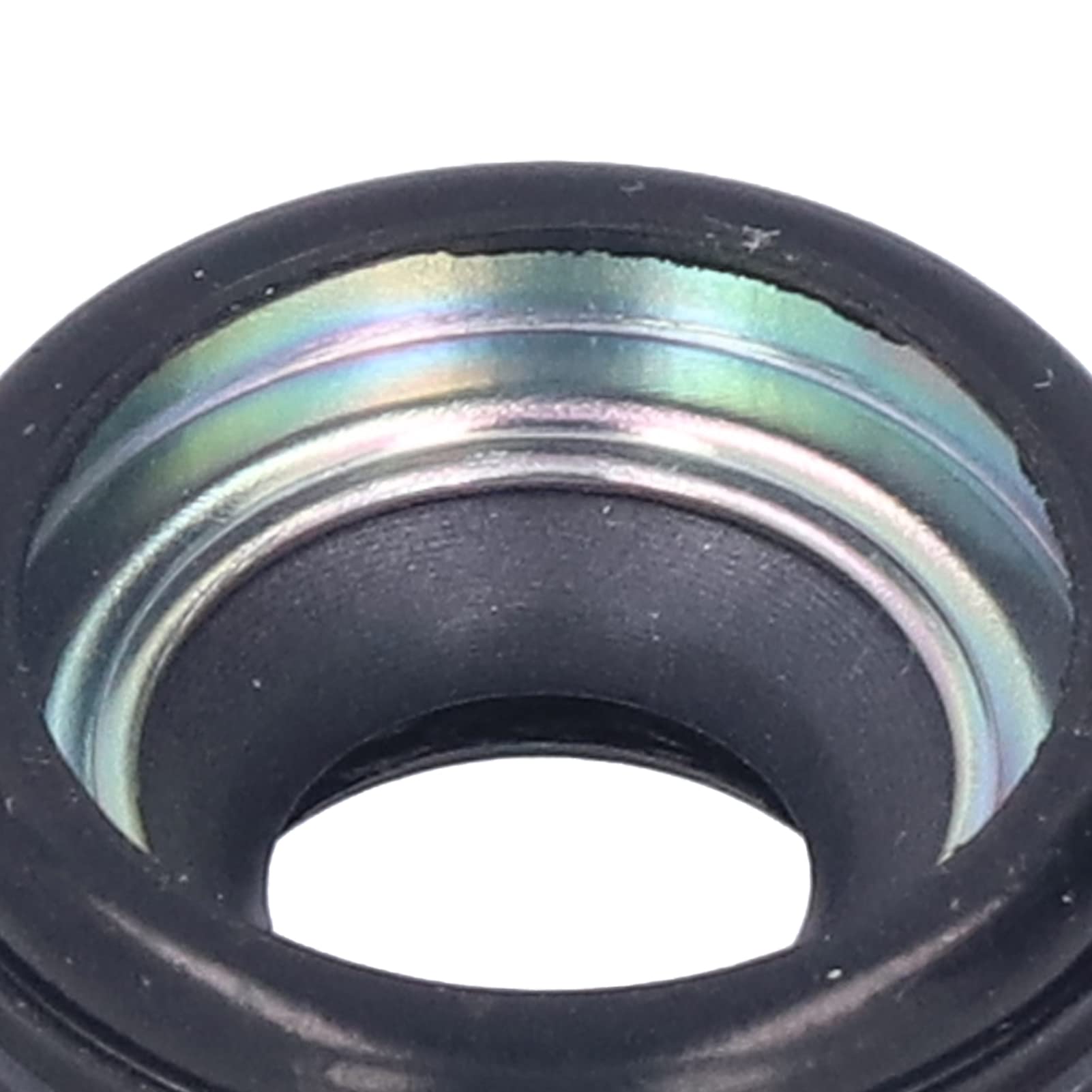 Kit di 10 guarnizioni per albero del compressore A/C, guarnizione dell’olio per compressore di climatizzazione automobilistica, set di guarnizioni in gomma e metallo resistente