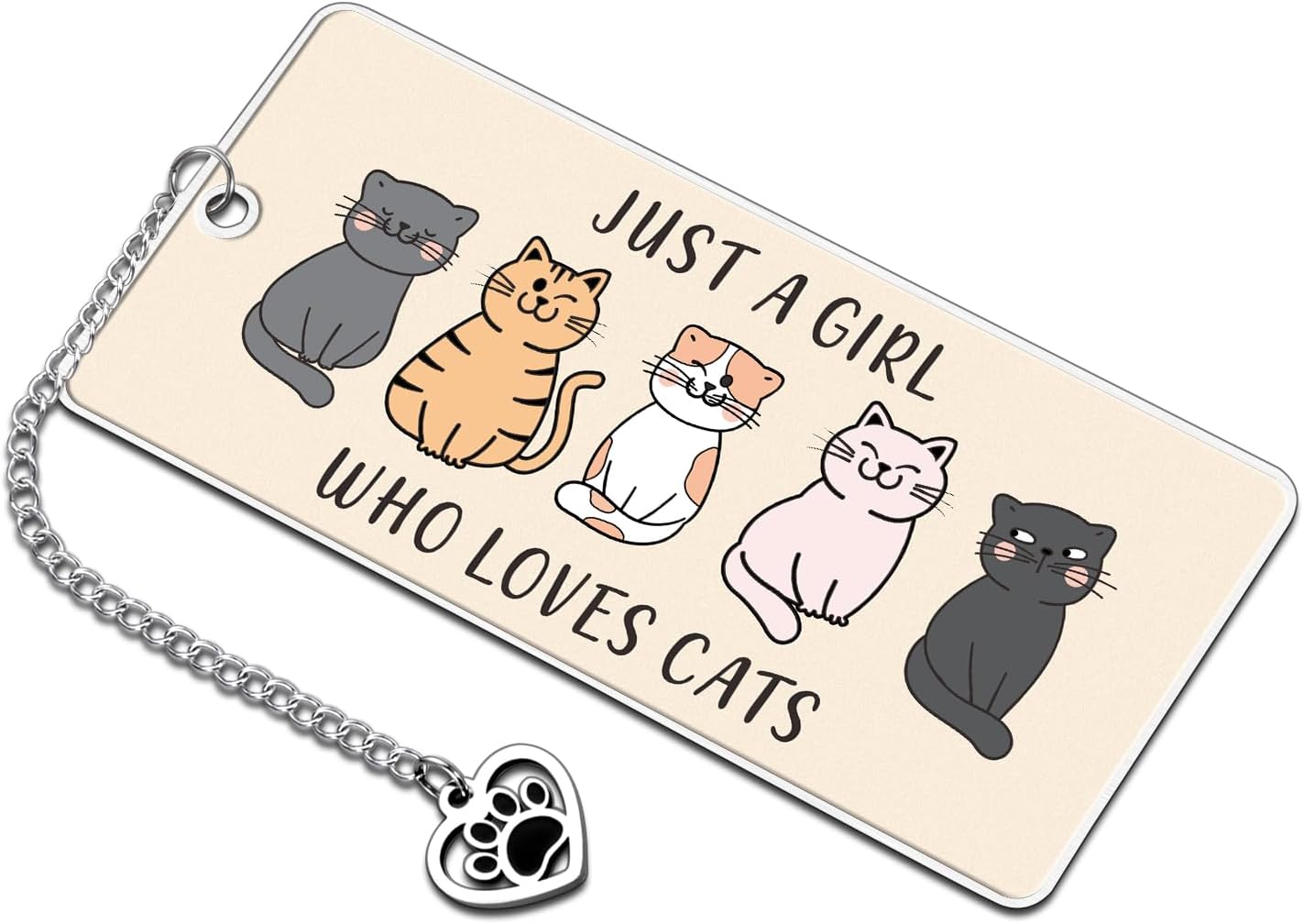 Cat Lover Gifts for Women Her, Cute Cat Bookmark Christmas