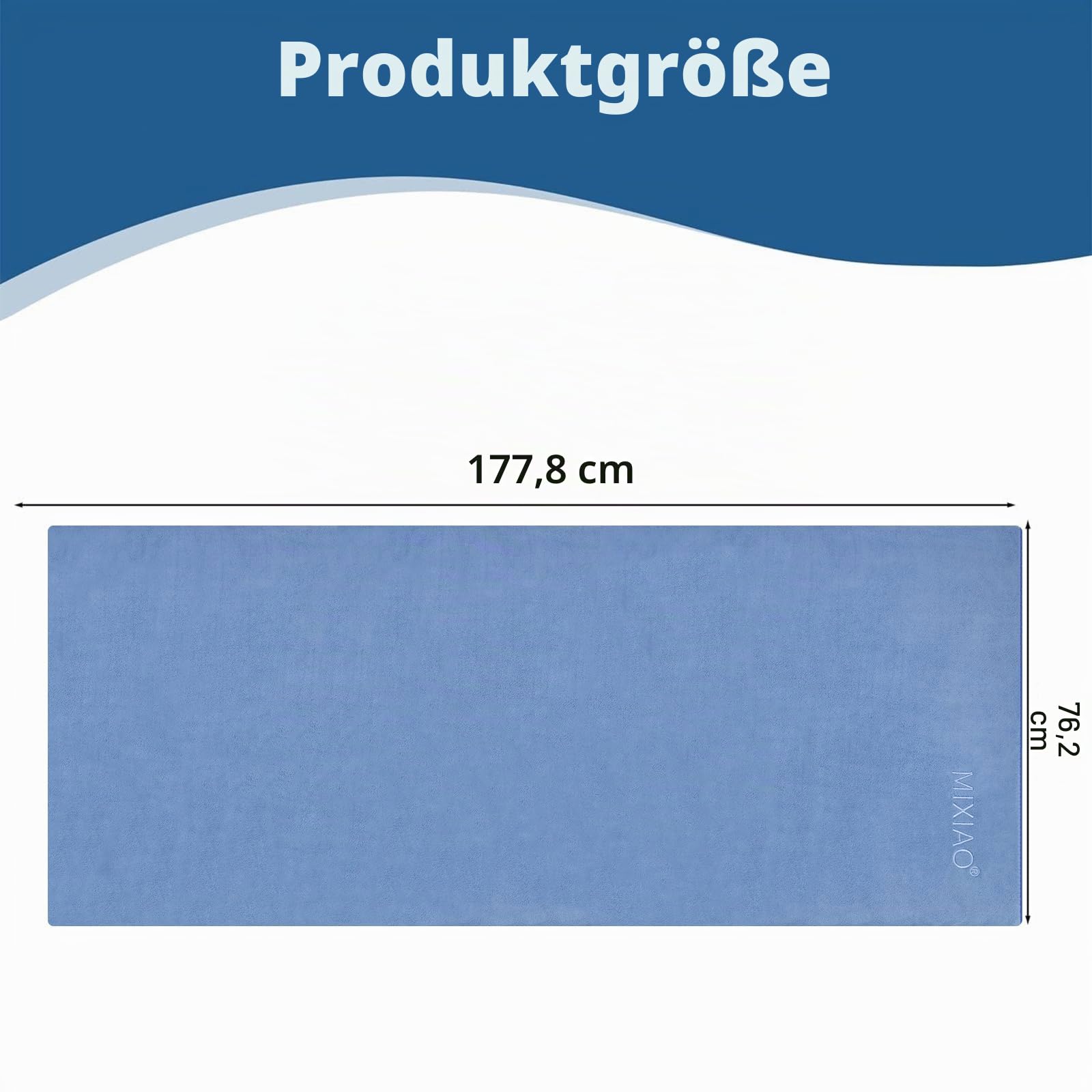 Infrarot-Saunadecke, Handtuch, 76,2 x 177,8 cm, wiederverwendbar, maschinenwaschbar, Einlage, Handtuch, einfache Entgiftung, vereinfacht die Reinigung, super saugfähig, perfekter Begleiter für
