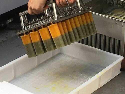 Miniatura 5 de Juego de moldes de paletas de hielo de acero inoxidable para hacer paletas de hielo, paletas de hielo, paletas de hielo, fabricación de paletas de