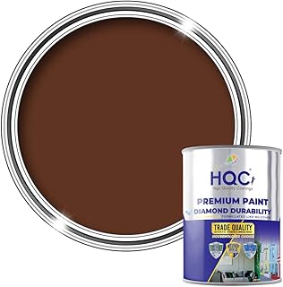 Barn Paint 5L | Garden and Outdoor Wood Paint | Furniture and Fence Protection | Quick-Drying Leaf Brown