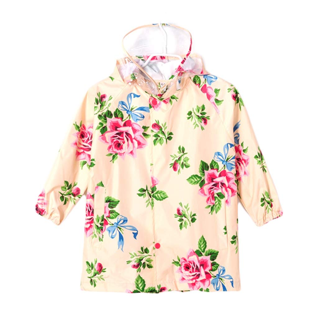 GOENN Raincoat Students Go To School Raincoat Waterproof Coat Poncho (Size : XXL)