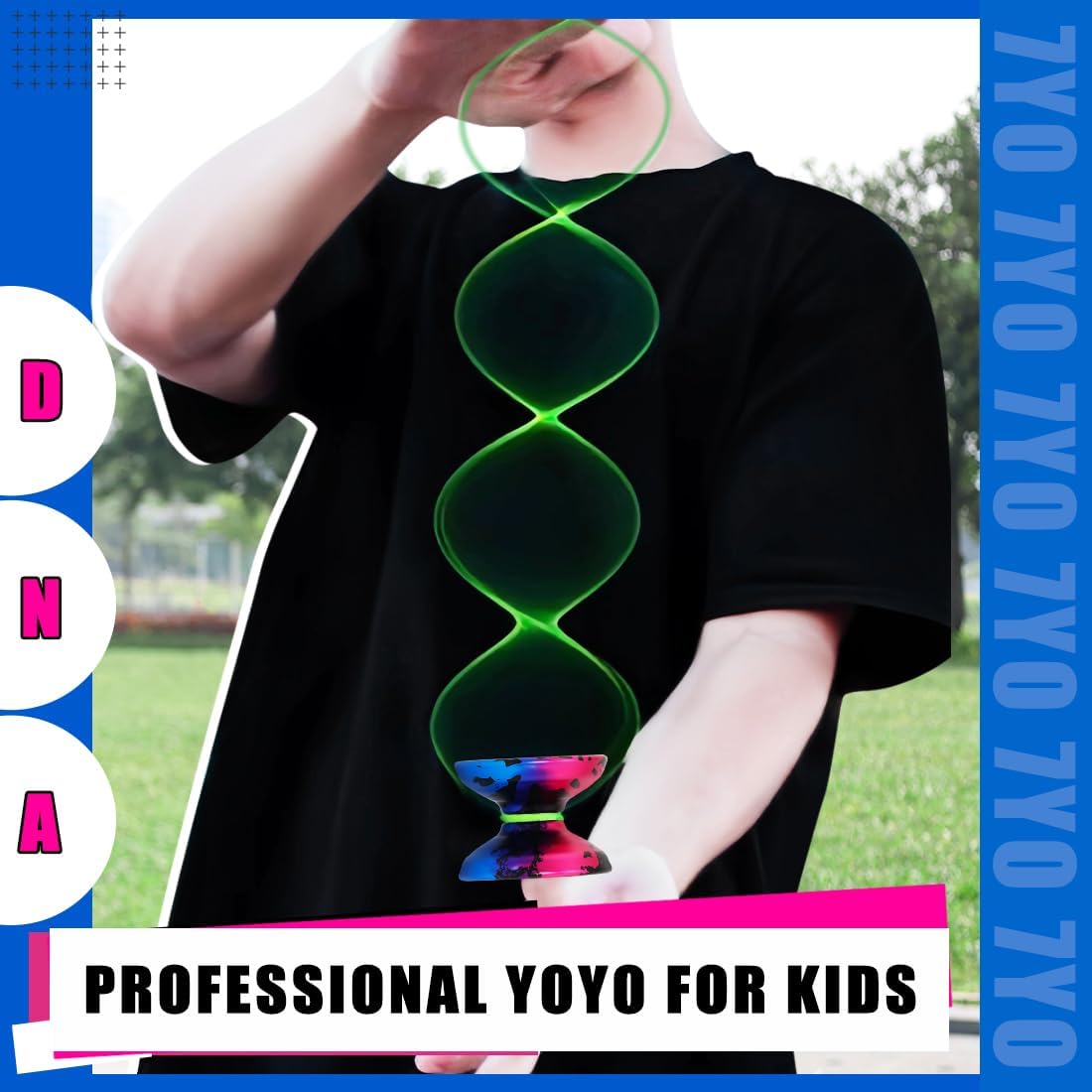 X8 Responsive Yoyo Professional, Dual Purpose Yoyo for Kids Beginner, Unresponsive Yo yo with Removal Bearing Tool, 10 Yo-Yo Strings, Case