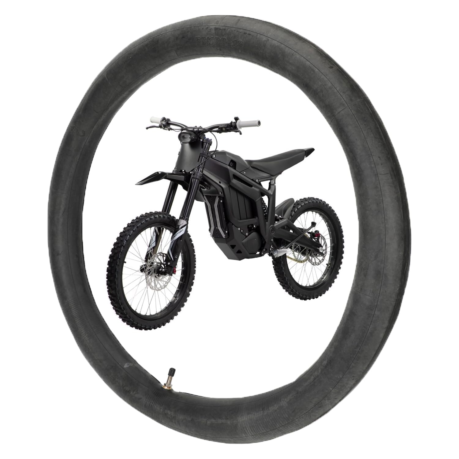 Chambre à air 70/100-19 en caoutchouc butyle durable pour moto Talaria Sting TlariaSting MX3/MX4