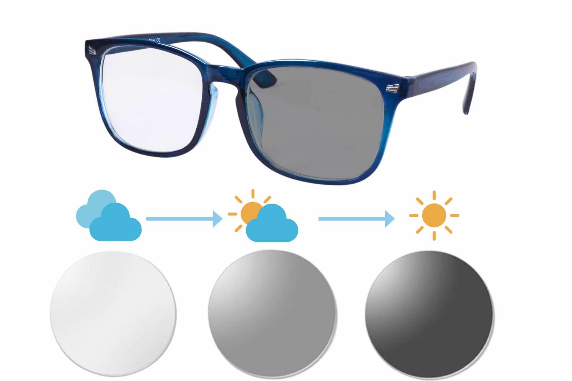 SHINU Okulary damskie fotochromowe niebieskie okulary damskie przejściowe różowe okulary zmieniają szare okulary zewnętrzne 8068, C3, Medium