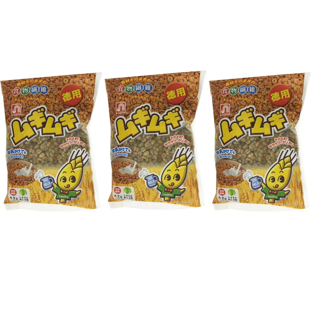 Amazon.co.jp: 南国製菓 ムギムギ お徳用 240g×3個セット : 食品・飲料 