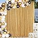 7ft x 7ft Gold Sequin Backdrop Curtain Glitter Photo Booth Backdrop for Wedding Birthday Baby Shower Event Decorations