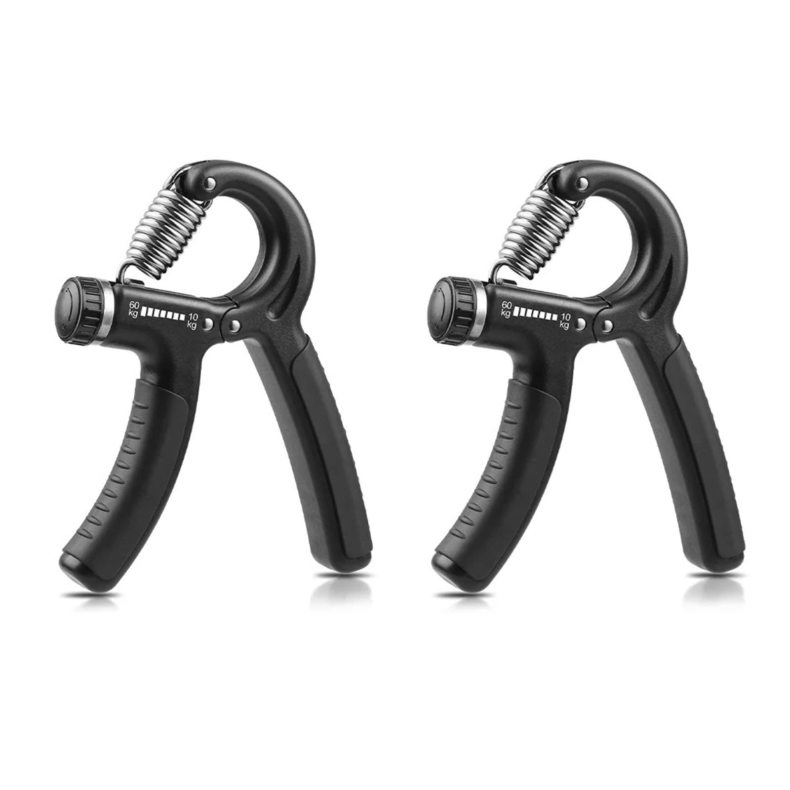 FLYIODFCXV Wrist trainer, Hand Grip Strengthener,Adjustable Resistance 22-132Lbs,Forearm, Injury Recovery(Black-2pcs)