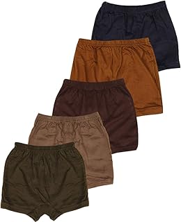 YELLOWDELIGHT Boys Cotton Solid Drawer Pack of 5