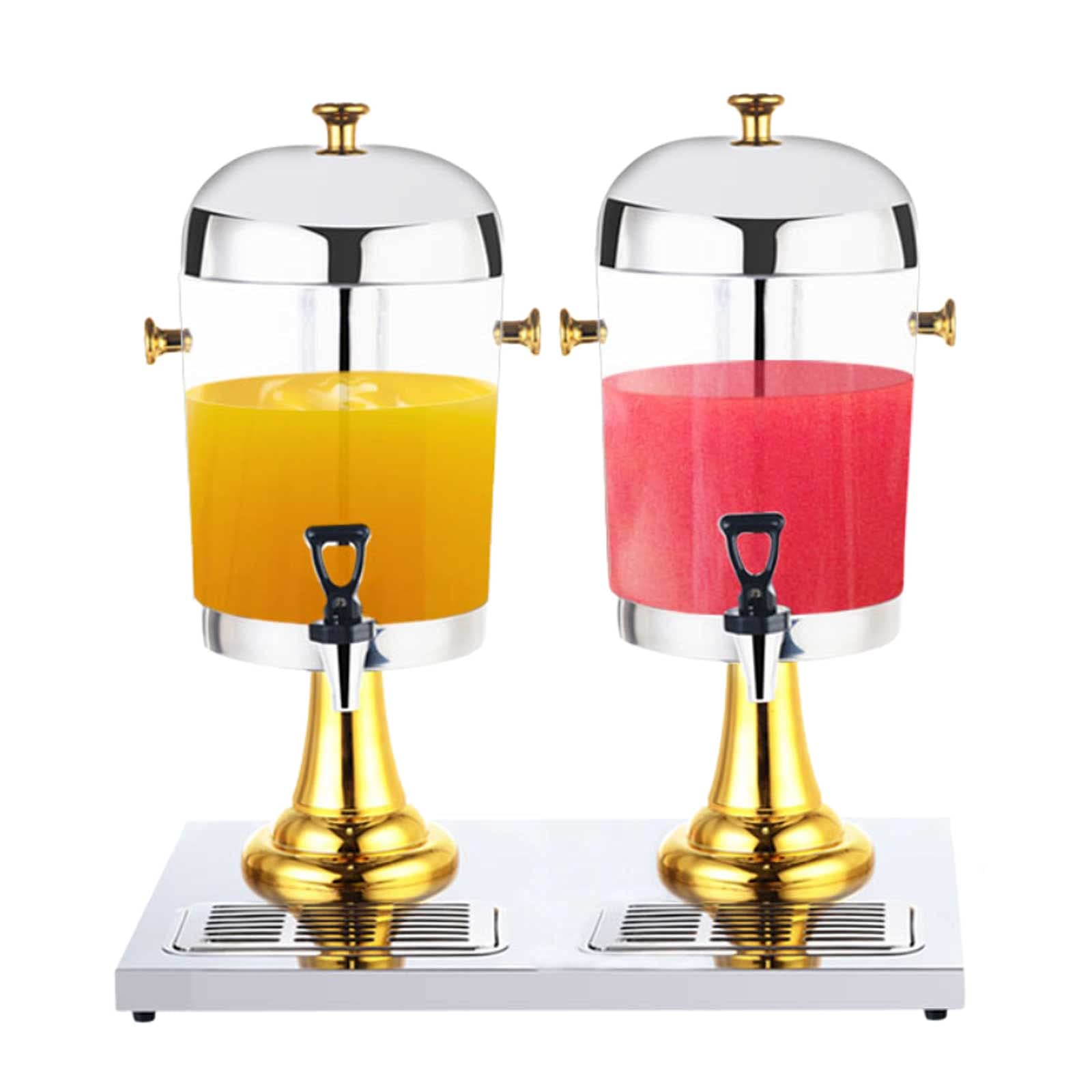 yunyun Stainless Steel Beverage Dispenser,8/16/24l Large Capacity Juice Drinks Vending Machine,stainless Steel Mixing Juice Machine,suitable for Bars, Restaurants, Etc.