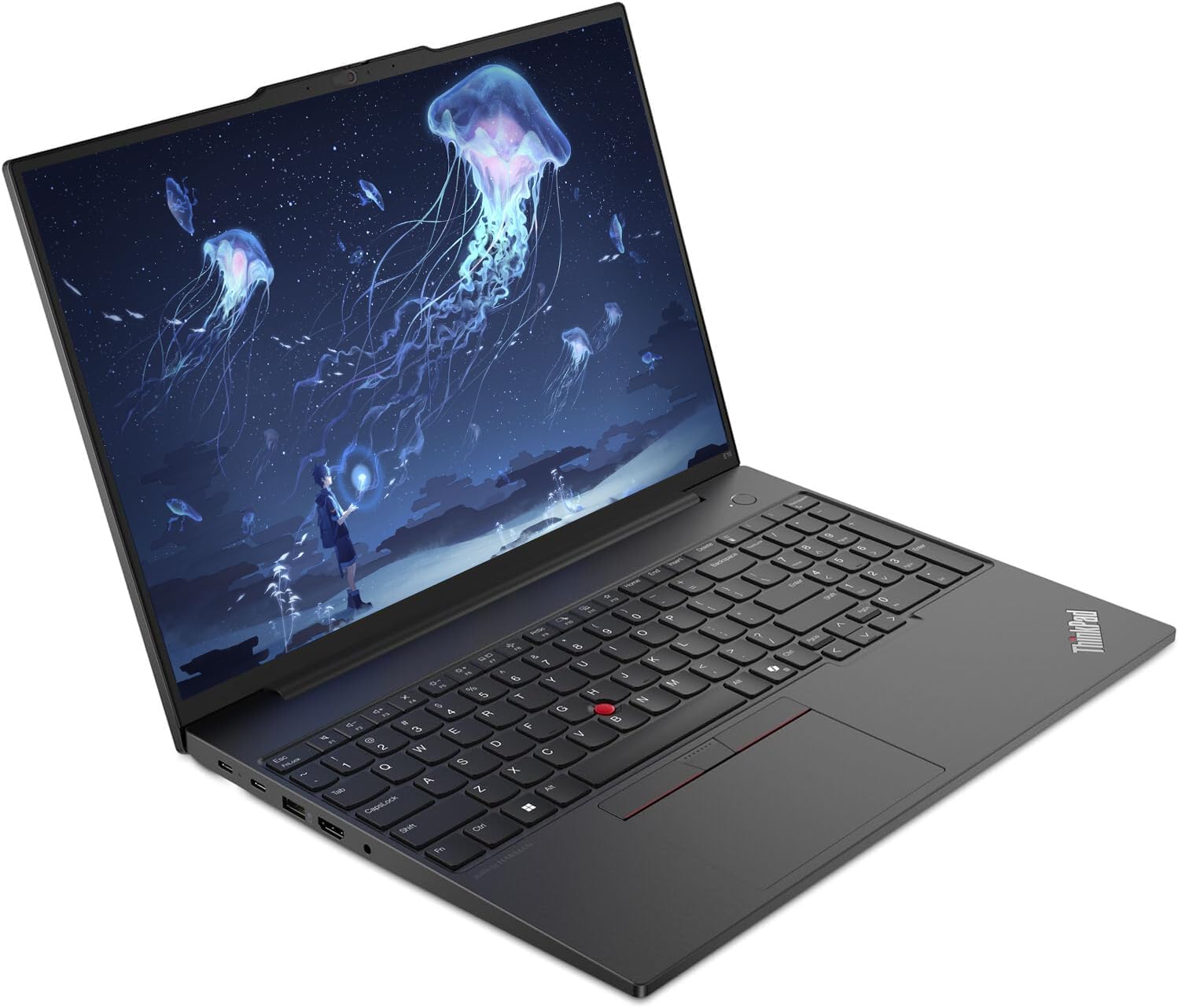Lenovo ThinkPad E16 16" WUXGA Business Laptop, AMD Ryzen 5 7530U (Beat i7-1165G7), Up to 4.5GHz, 16GB RAM, 512GB PCIe SSD, Fingerprint, Backlit, HDMI, RJ-45, Wi-Fi 6, Windows 11 Pro, with 5ave Kit