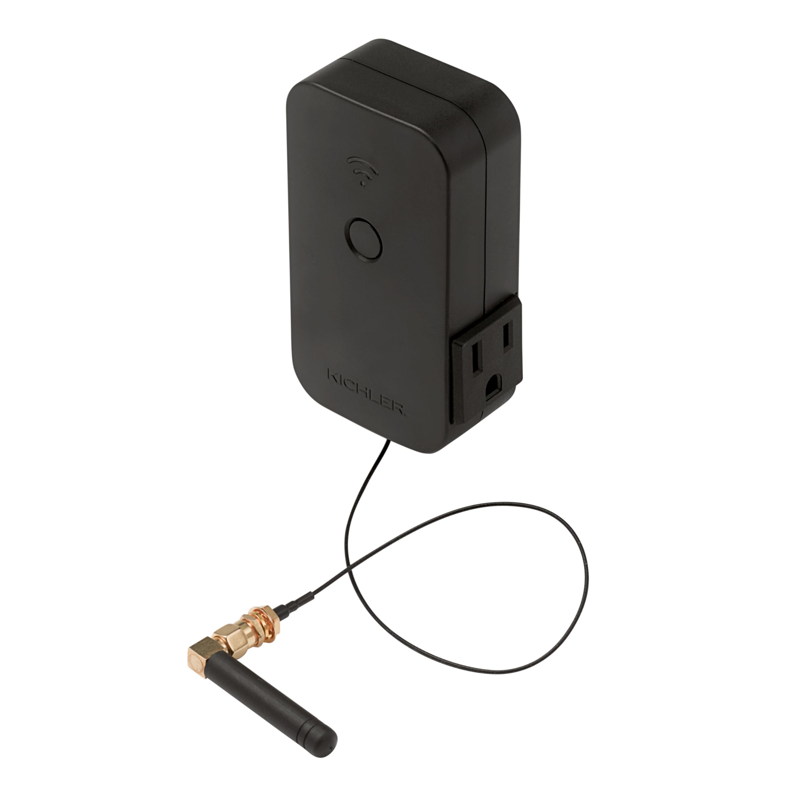 Minuteur intelligent Kichler 16085BK noir 9.94 cm pour contrôle d'éclairage extérieur