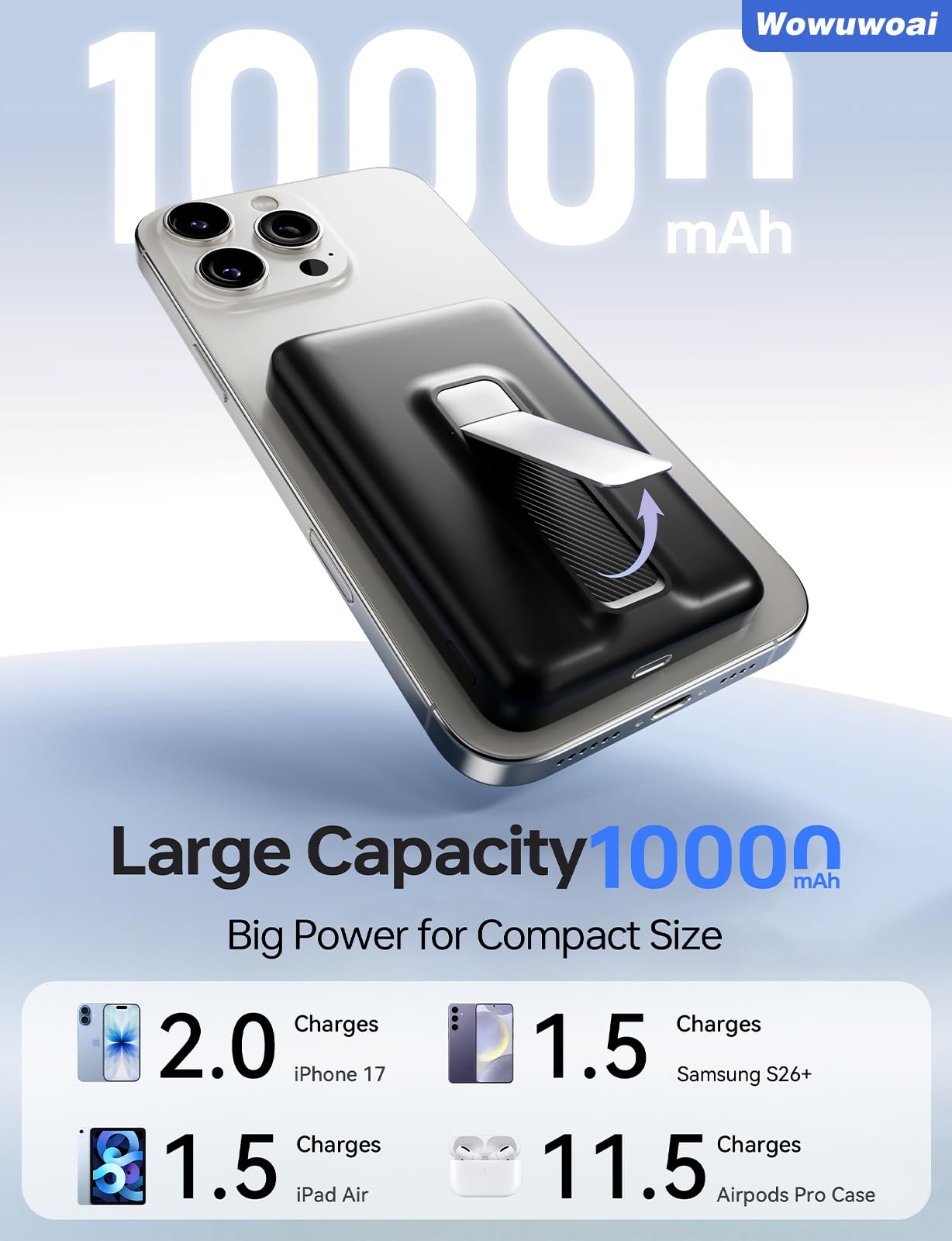 Amazon.com: for Magsafe Portable Charger,10000mAh Wireless