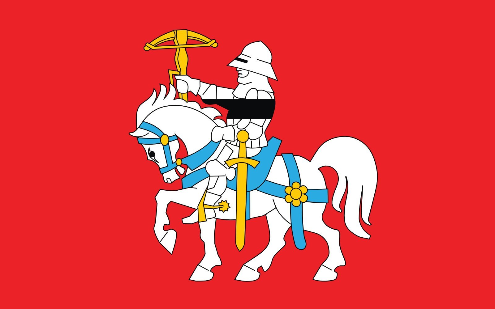 Drapeau gmina Ulan-Majorat grand pavillon extérieur tissu résistant