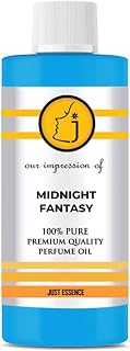 Midnight Fantasy Fregrance Perfume Oil from Dubai | Premium Quality Concentrated Fragrance | Pure Perfume & Cologne Oil for Personal Body Use | 2 Fl Oz
