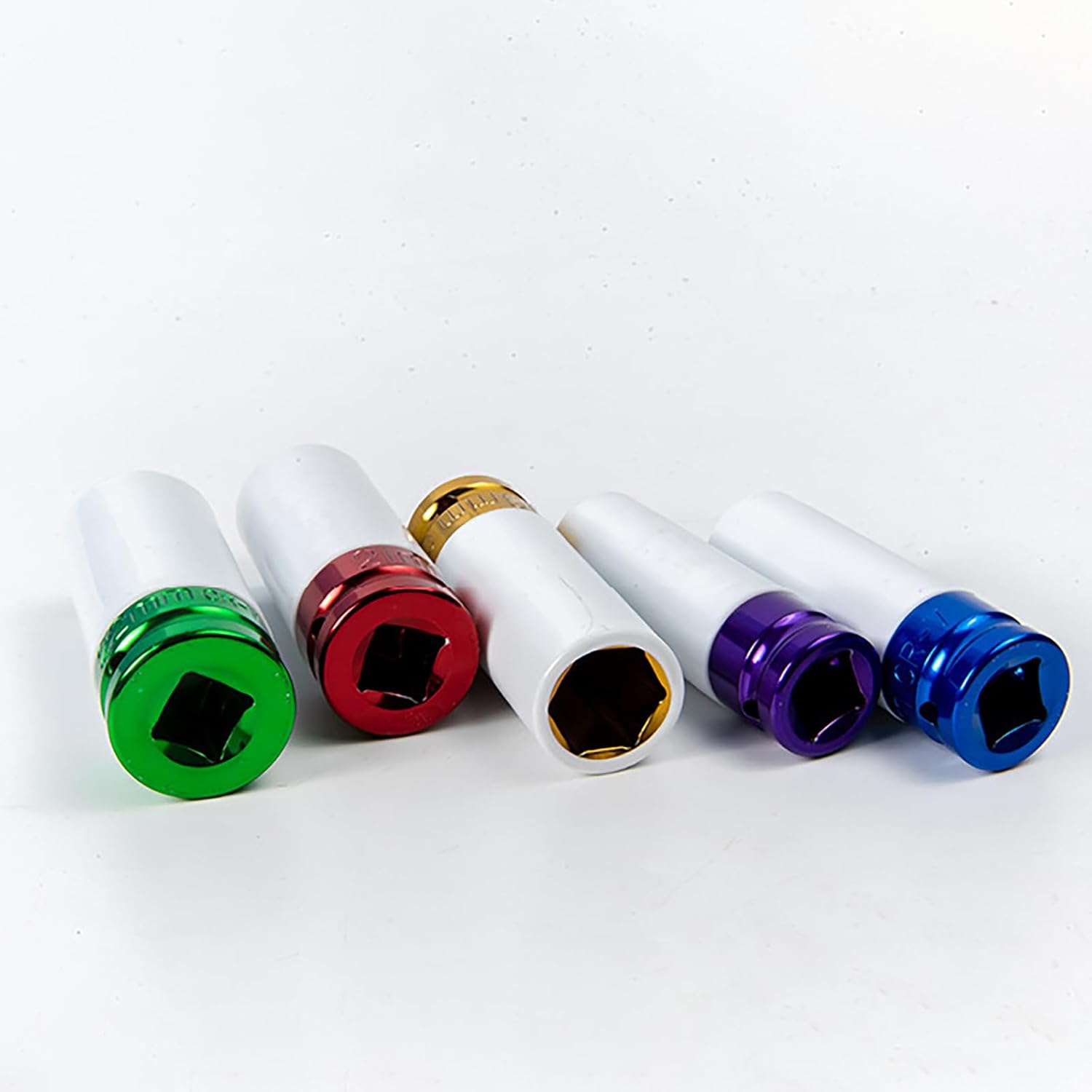 Colorful 1/2Inch Pneumatic Tire Impacts Sleeve Guard Socket Set Suitable for Tire Maintenance Protects Against Lugs Nut Covers