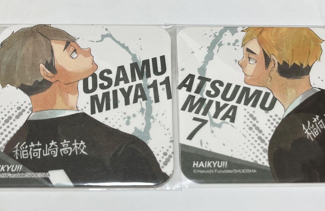 ハイキュー　アートコースター　宮侑・宮治 Amazon.co.jp: ハイキュー!! アートコースター 宮侑 宮治 稲荷崎