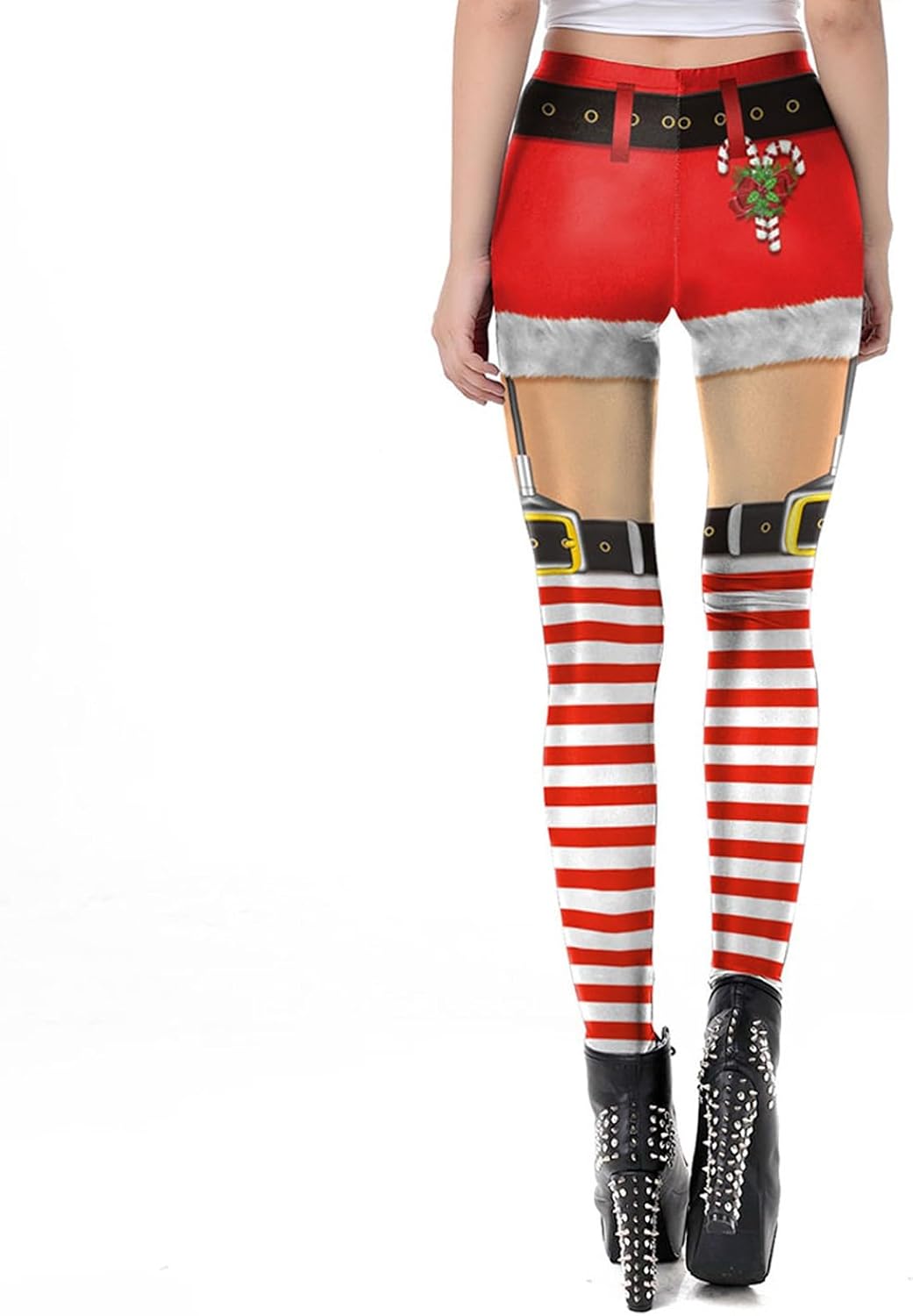 Women's Ugly Christmas Leggings 3D Print Costume Xmas Leggings