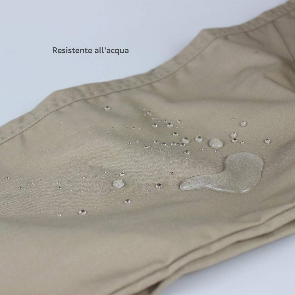 Pantaloni da Uomo Resistenti all'Acqua Pantaloni da Lavoro Cargo Militari con vestibilità Tattica da Combattimento Rilassata con Multi Tasca