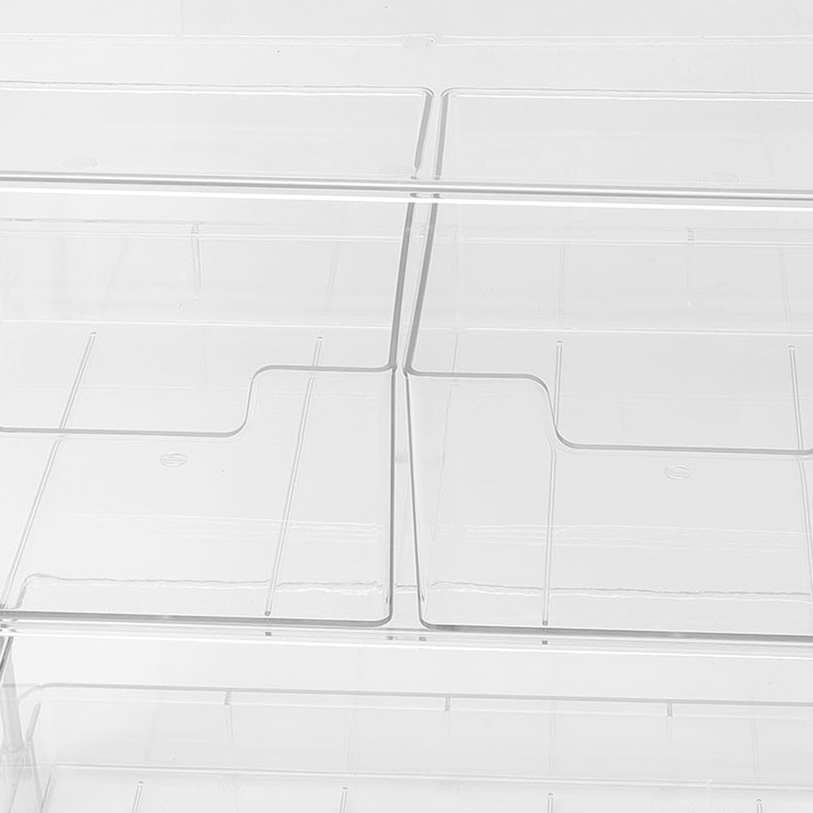 Generic Organizador de Bolsas de té, Diseño Transparente Multifuncional con Almacenamiento de 3 Niveles para Cocina, Baño, Estación de café, 33,5x17x30cm (Diseño de 3 niveles.)