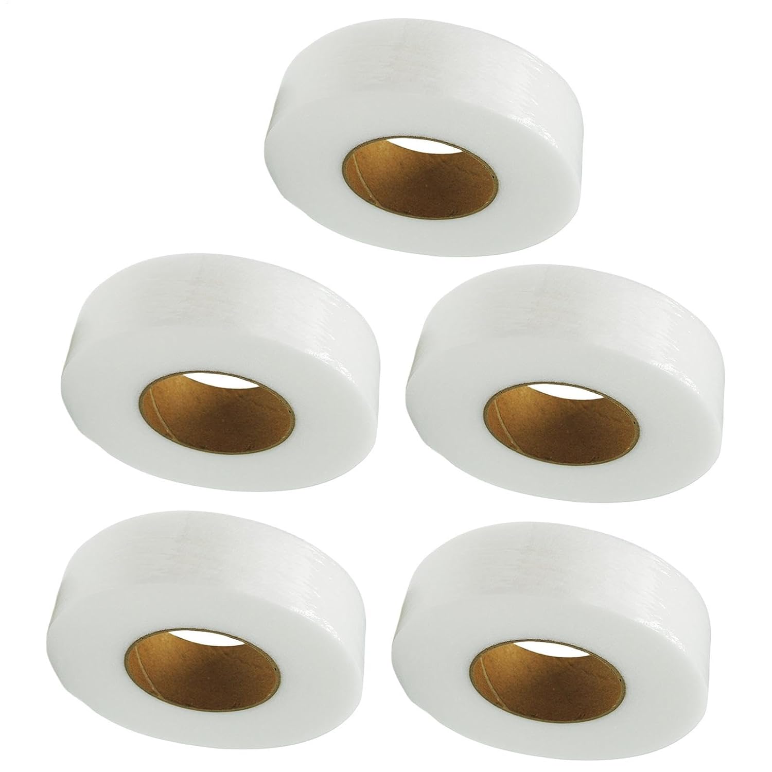 Double Sided Fabric Tape - 5 Roll No Sew Patch, Clothing Tape for Dresses, Pants Jackets Gear with Heat-Activated Bond, Couch Upholstery Kit for Seamless Repairs and Textile Adhesion Management