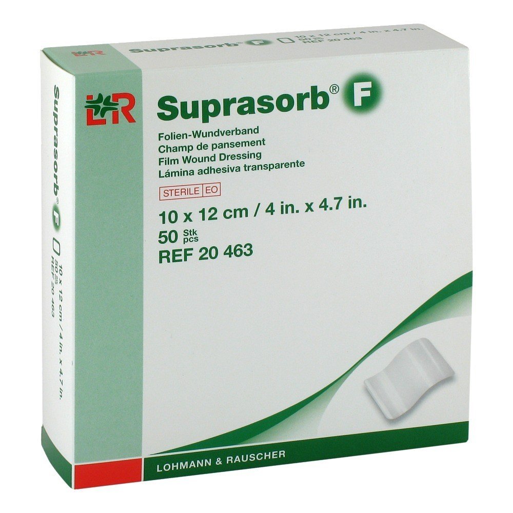 Suprasorb-F-Film, Wundkompresse, 12 x 10 cm