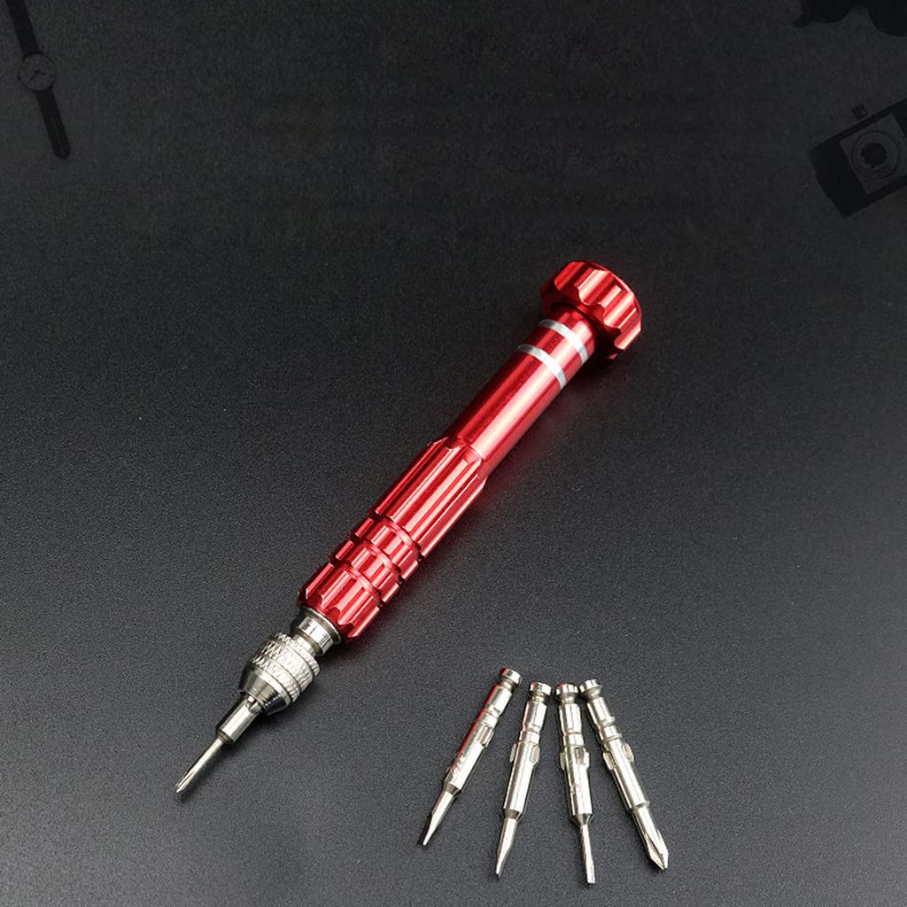Tiny Store Electronic Phones Opening Tools Precision Screwdriver Set for Computer Watch Red (73023031TS)