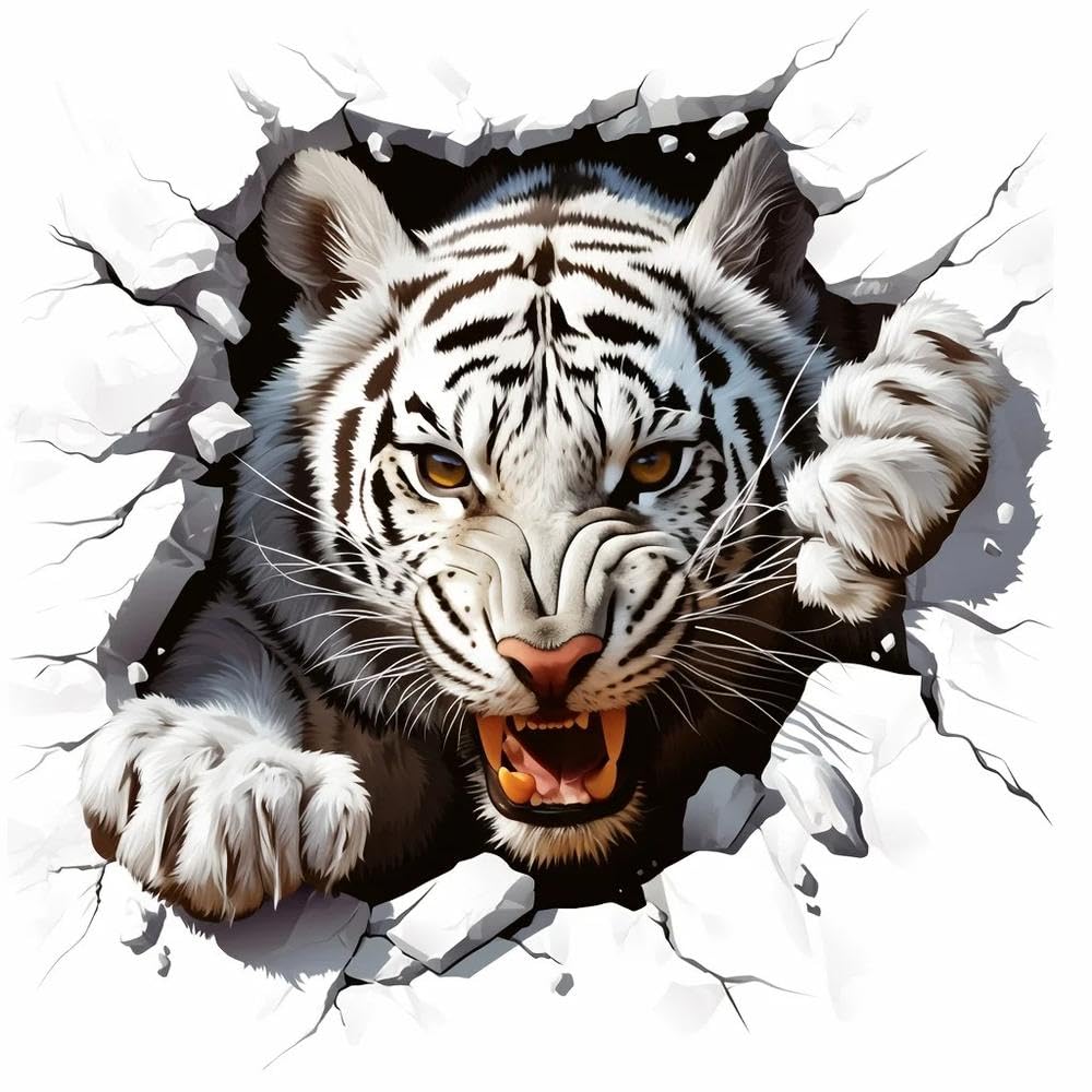 Tiger Vinyl Sticker Waterproof Decal for Cars Motorcycles Phones Laptops Windows Bottles Trucks