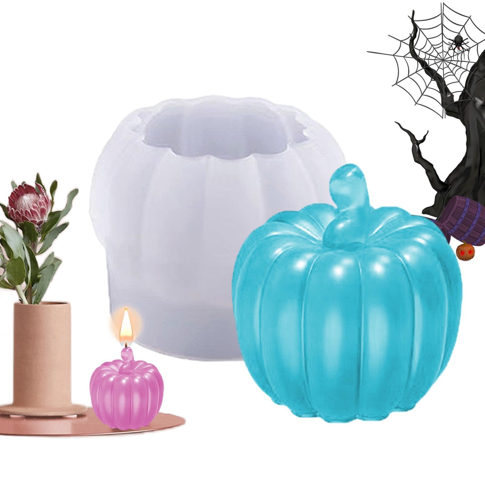 Ensemble De Moules En Résine De Citrouille,5 Pièces Halloween