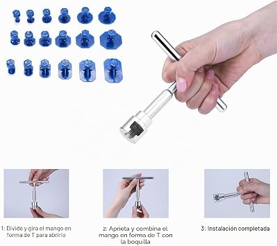 Dent Remover Kit Car, 19pcs Dent Repair Tools, Dent Removal Kit Bodywork, Repair Tools Dent Repair Tool Dent Repair Pen Dents