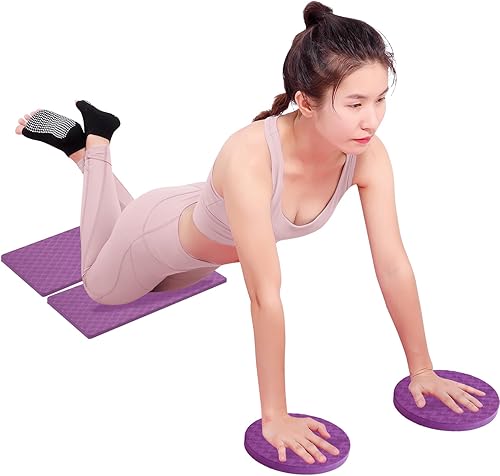 Alfombrilla de yoga TPE para arrodillarse, almohadillas redondas y almohadilla cuadrada, cojín de asistencia de rodilla, portátil, codera, yoga,