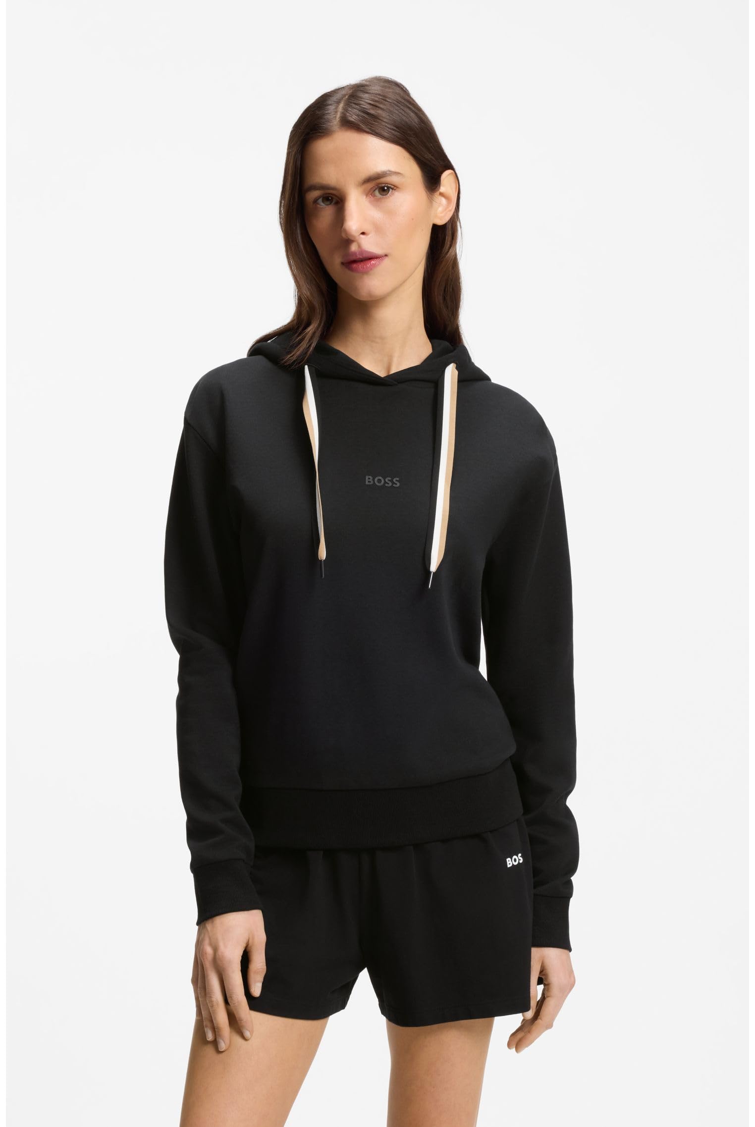 Boss CP Stripe_Hoodie Sudadera Loungew Mujer (Pack de 1)