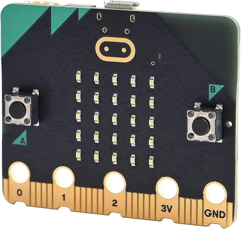 IDUINO BBC Micro:bit V2.2 Go Development Board, Easily Programmable Single Board Computer, Early STEM Education for Beginner and Kids