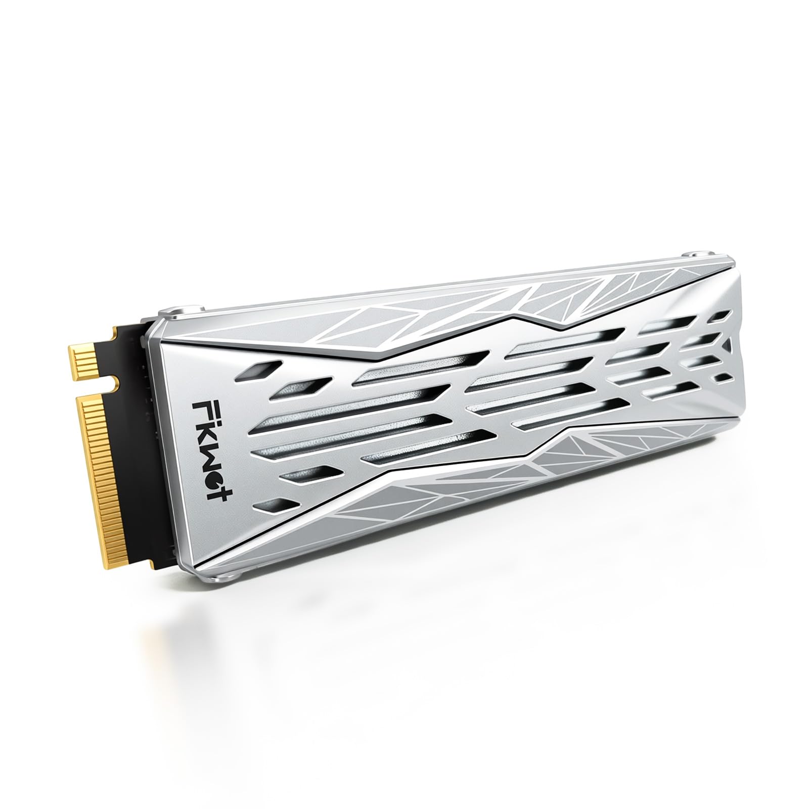 Fikwot FN990 NVMe SSD M.2 2280 PCIe Gen4x4 da 1 TB con dissipatore di calore RGB, fino a 7400 MB/s, 3D NAND TLC, unità a stato solido da gioco interna per PS5 e desktop