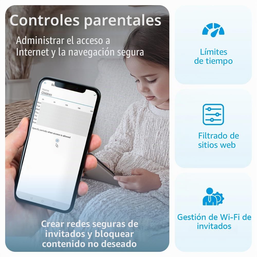 Keenetic Explorer Router/Amplificador Wi-Fi 5 en Malla AC1200 con Smart Switch de 4 Puertos