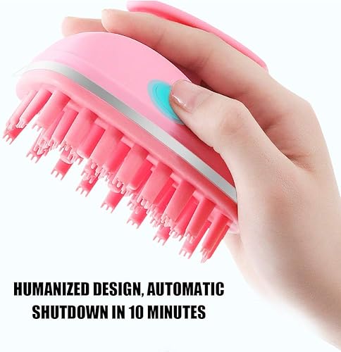 Miniatura 8 de Masajeador eléctrico del cuero cabelludo, masajeador eléctrico del cuero cabelludo del silicón, cepillo de pelo, ducha de baño, cepillo del cuero