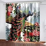 ❄【Facile à installer】 Chaque panneau de rideau a un œillet en métal antirouille sur le dessus et le diamètre intérieur de l'anneau est de 4 cm, ce qui rend l'assemblage et l'entretien très faciles. Il suffit de l'accrocher directement sur la tringle à rideau.