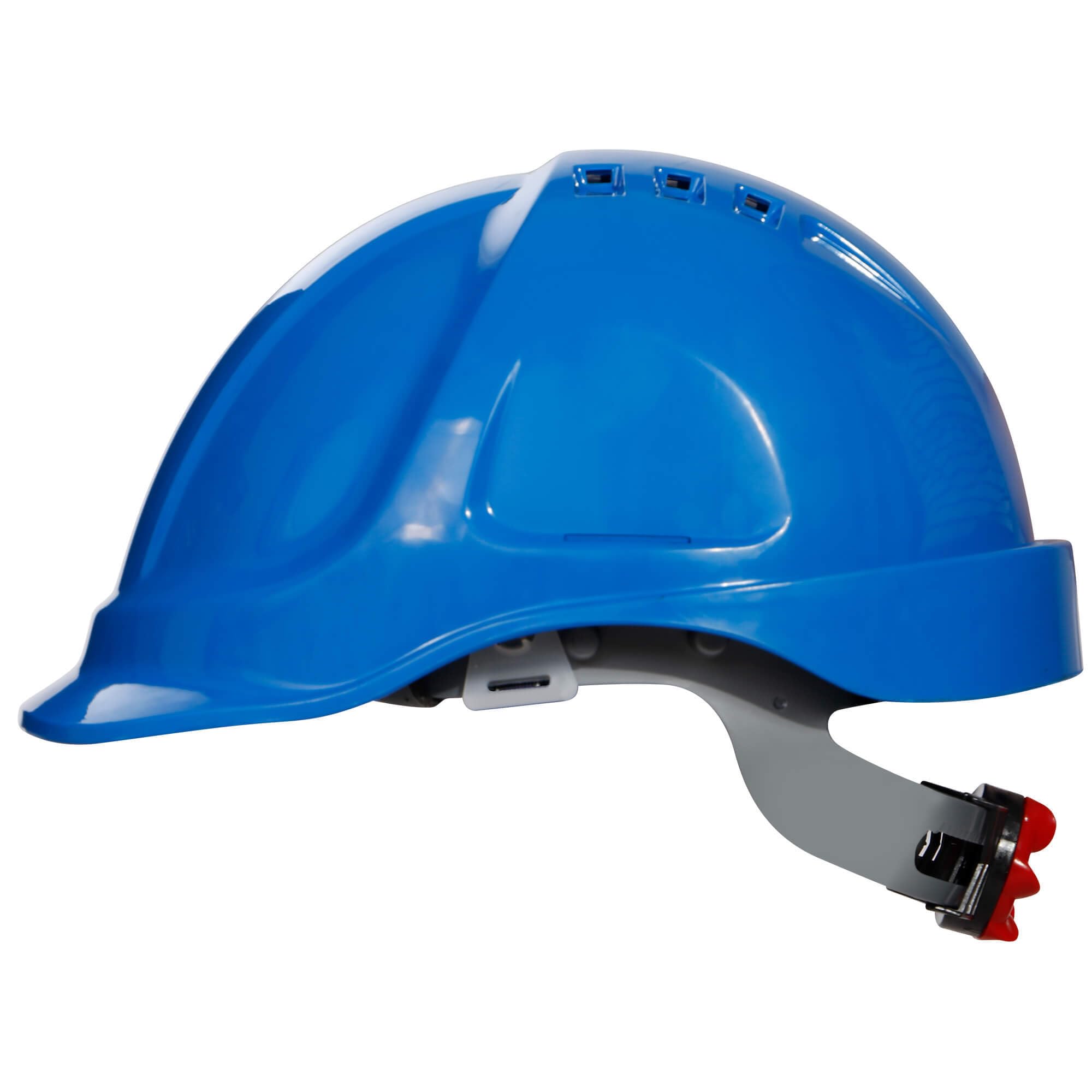 Stenso Bauhelm Schutzhelm Bauarbeiterhelm - EN 397 Zertifiziert, Größe 52-63 cm, ABS Material mit 6 Belüftungslöchern, HDPE-Schraube, Kunstleder, Anti-Schweiß, 360 g, 3 Jahre Betriebsdauer