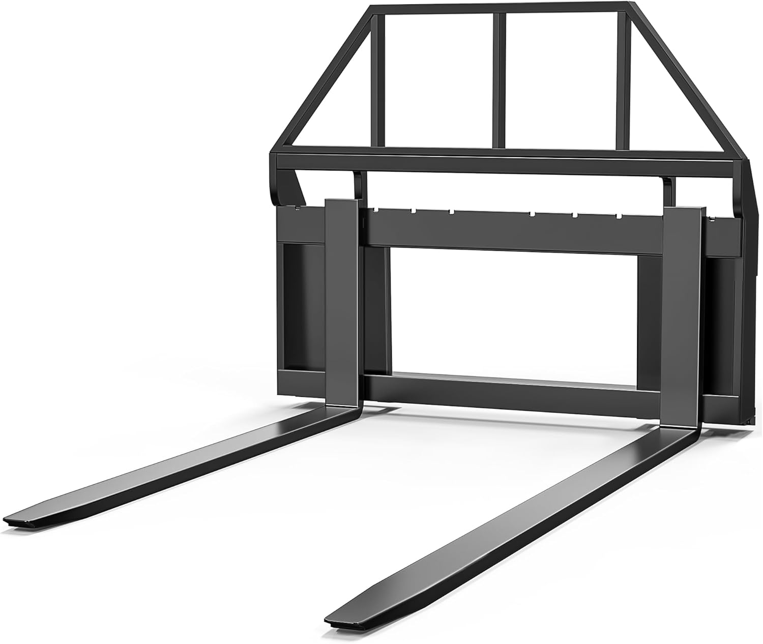 YITAMOTOR 4000lbs Universal Skid Steer Pallet Fork Attachment, 45" Pallet Fork Frame with 48" Fork Blades, Quick Attach Pallet Fork for Tractors Loaders Black