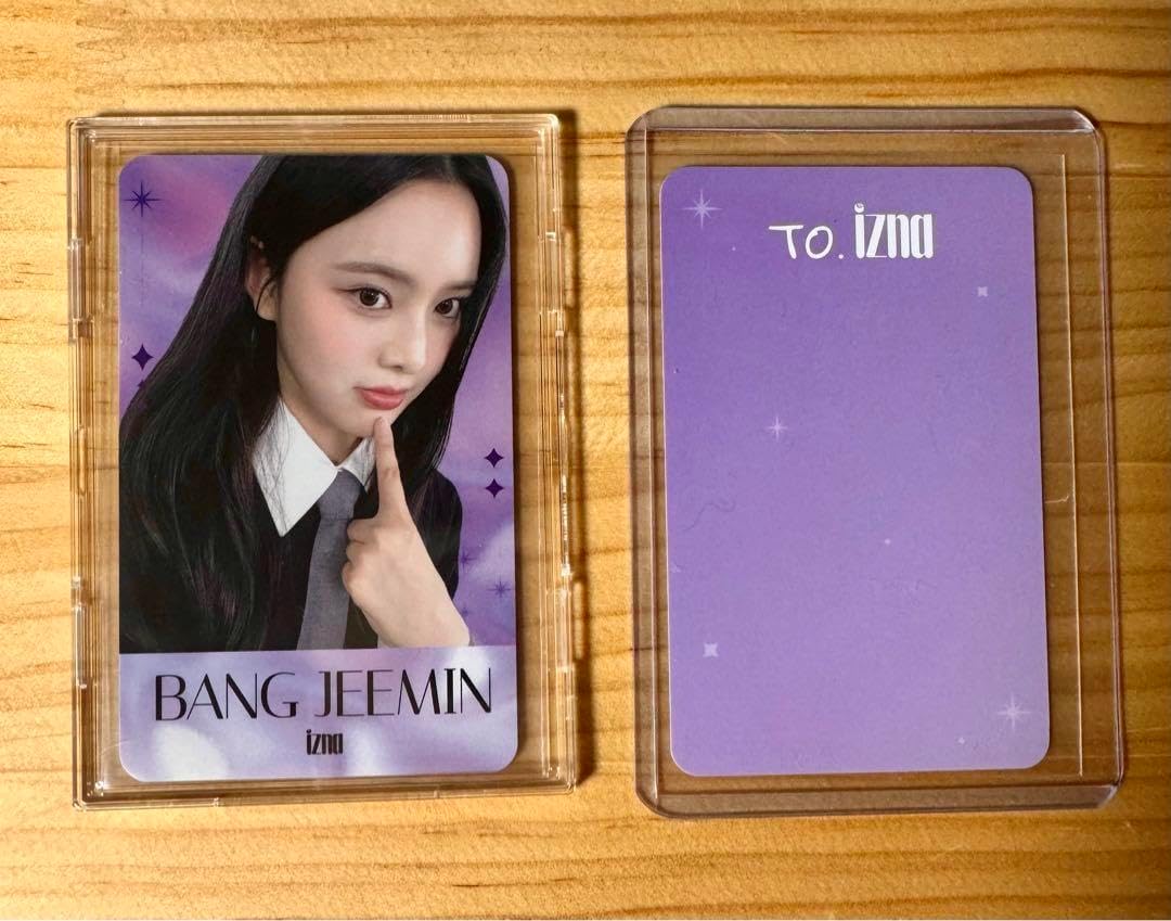 izna iland2 ジミン トレカ グッズ 缶バッジ トレカホルダー izna KCON