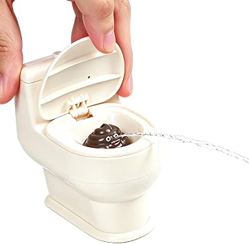 Cooplay Joke Toy Stool Toilet Seat Water Spray Trick Make Funny in Prank Funny Gag for Adult Halloween Fools Day Christmas Party