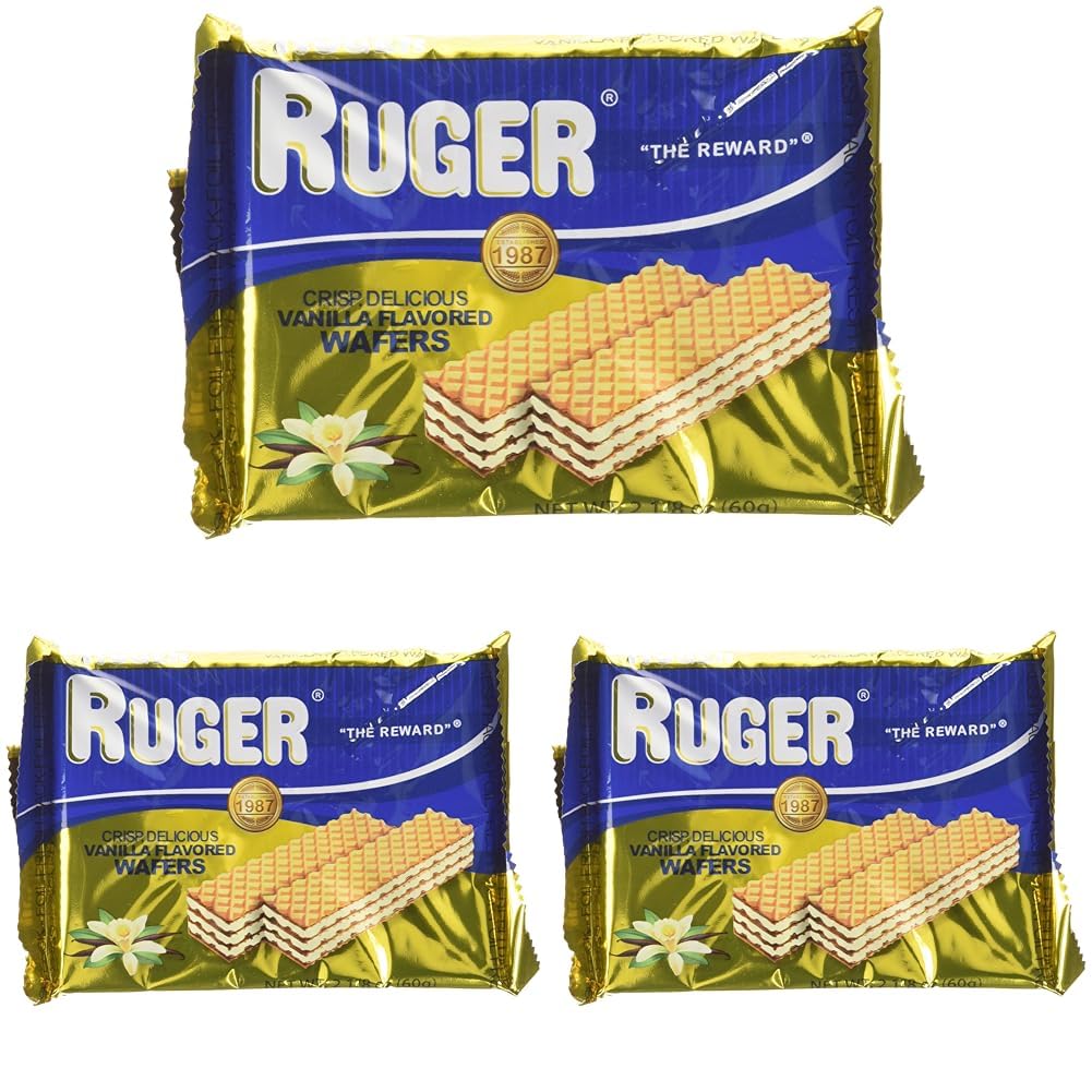 Ruger Vanilla Austrian Wafers (Pack of 3)