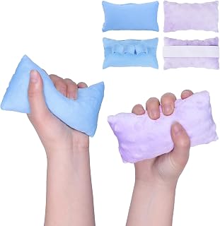Hand Grip for Contractures, Finger Contracture Cushion, Palm Grips Finger Separators for Hands Protector, Hand Contracture Cushion Hand Support Finger Splints 2Pcs